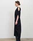REVERSIBLE ASYMMETRIC MAXI DRESS