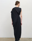 REVERSIBLE ASYMMETRIC MAXI DRESS