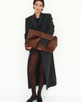 ZIP BAG BROWN
