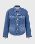 Frayed Denim Shirt