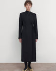 SCULPTED ASYMMETRIC WOOL COAT