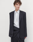 TAILORED JACKET WITH BASQUE OVERLAY