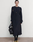 LAYERED SLIP-OVER DRESS