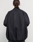 WOOL-BLEND PARKA WITH SUITING DETAIL