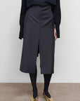 LAYERED MIDI SKIRT