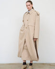 Oversized cotton trench coat 3