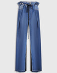 LITKOVSKA Pleated Wide-Leg Jeans