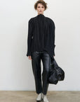 WIDE TAPERED LEG PANTS