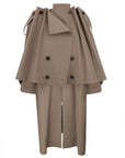 OVERSIZED COTTON TRENCH COAT