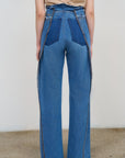 HIGH-RISE SPLIT HEM JEANS