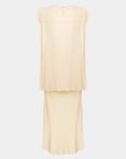 LAYERED SLIP-OVER SLEEVELESS DRESS