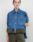 PANELED DENIM JACKET