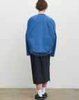 DENIM UTILITY BOMBER JACKET