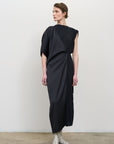 REVERSIBLE ASYMMETRIC MAXI DRESS