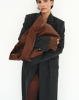 ZIP BAG BROWN