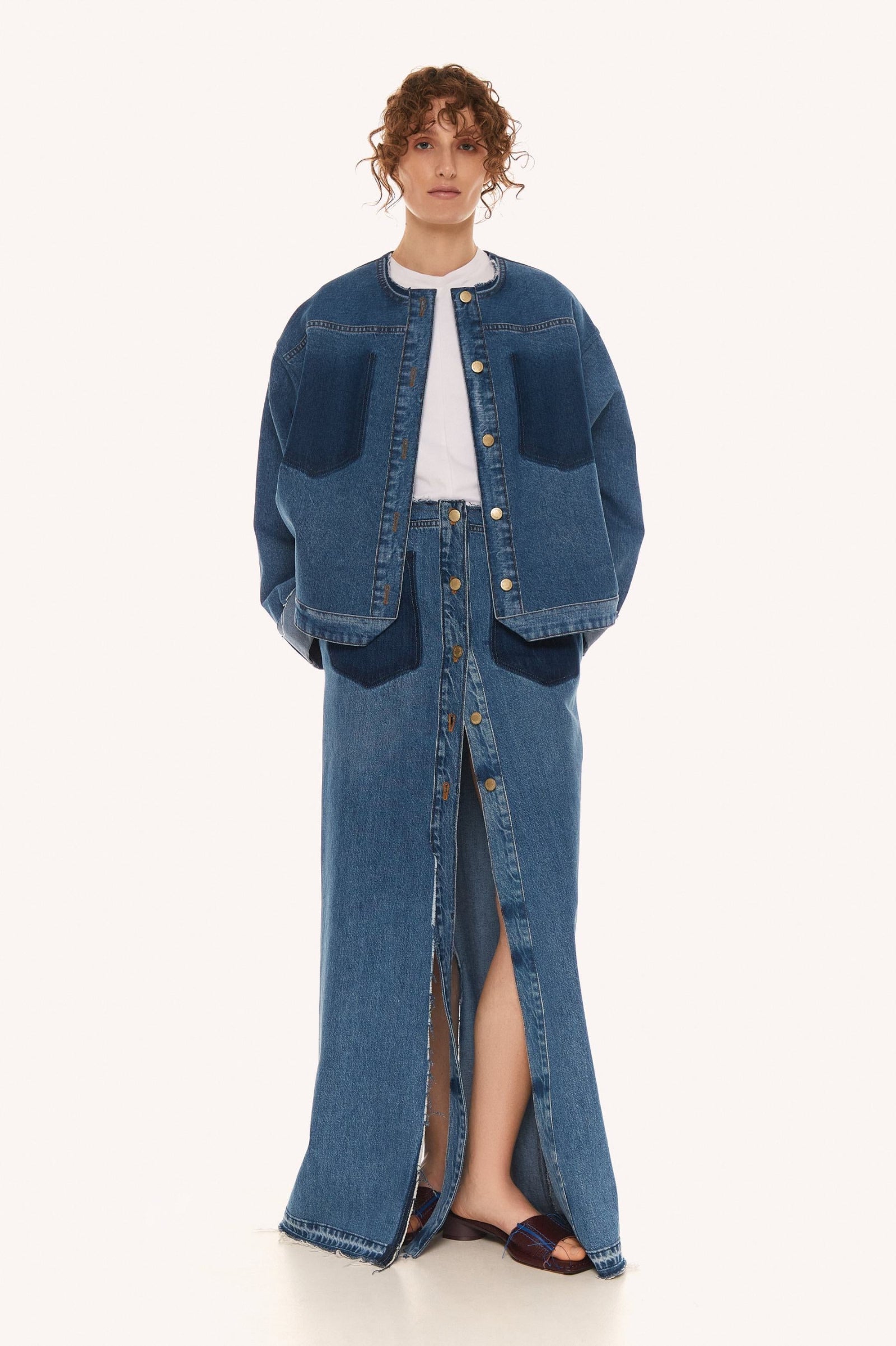 Синя спідниця ELISE