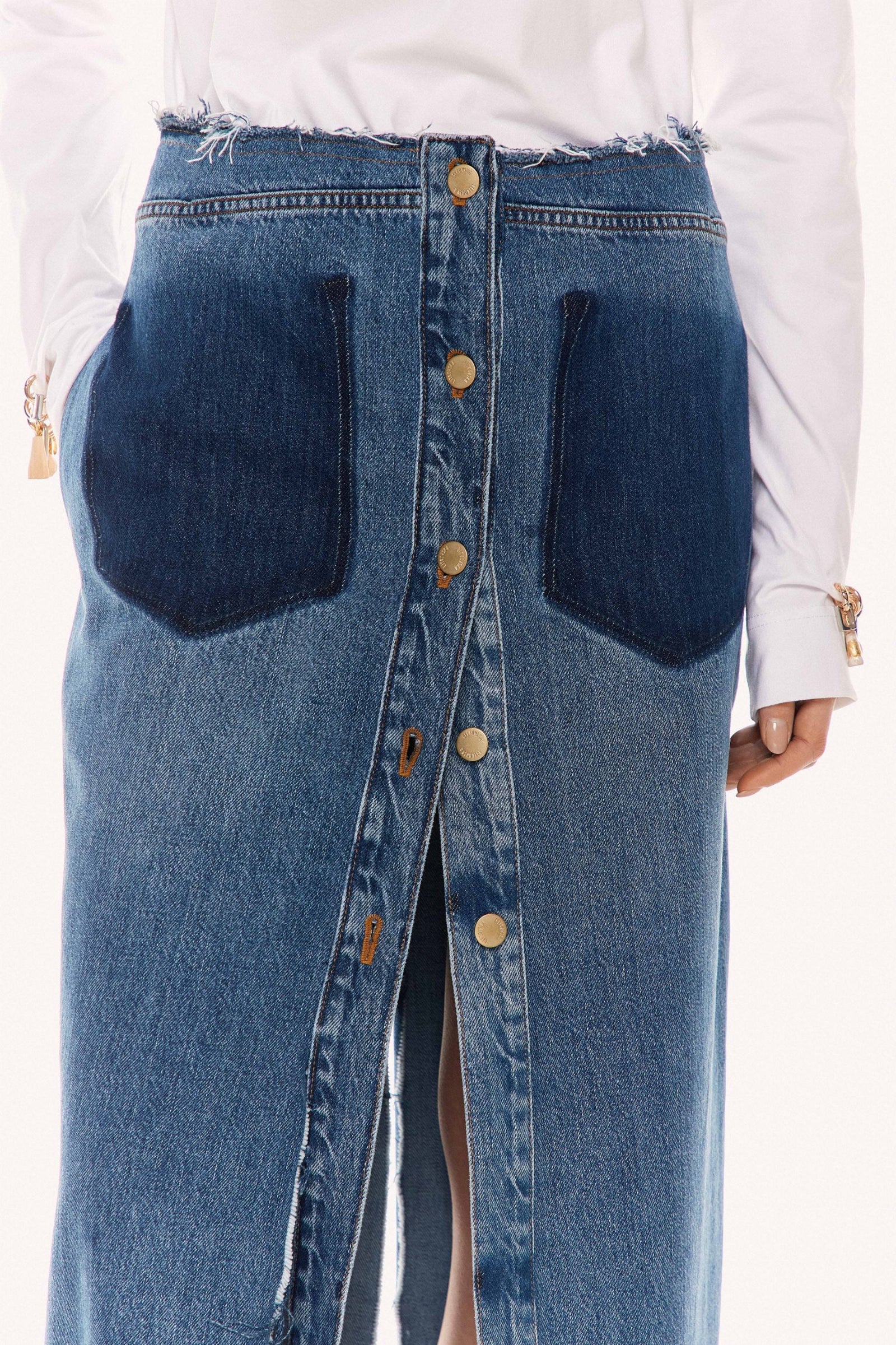 Синя спідниця ELISE