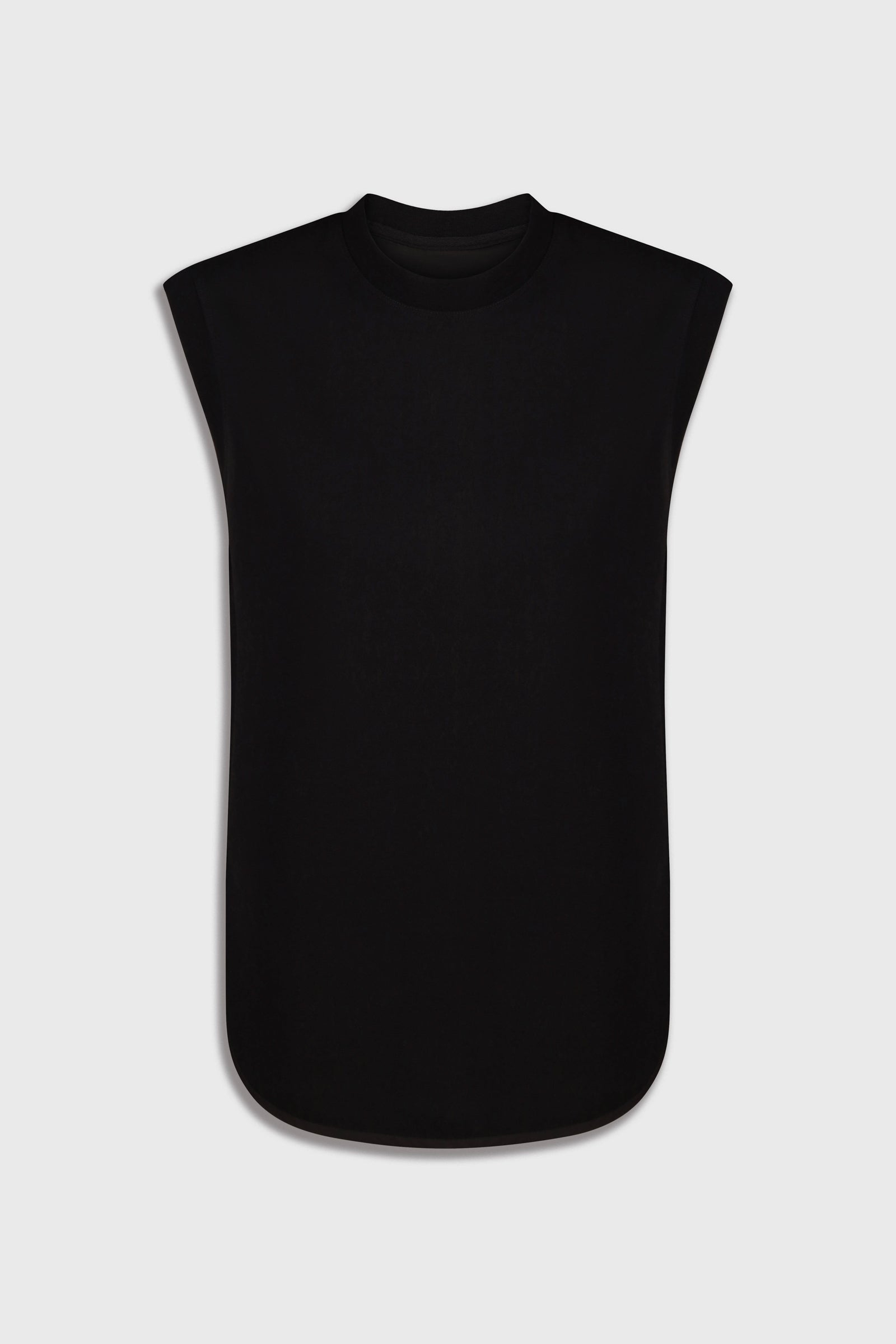 Criss-Cross Back T-Shirt in Black