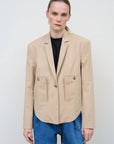 Cropped Cotton Jacket 1
