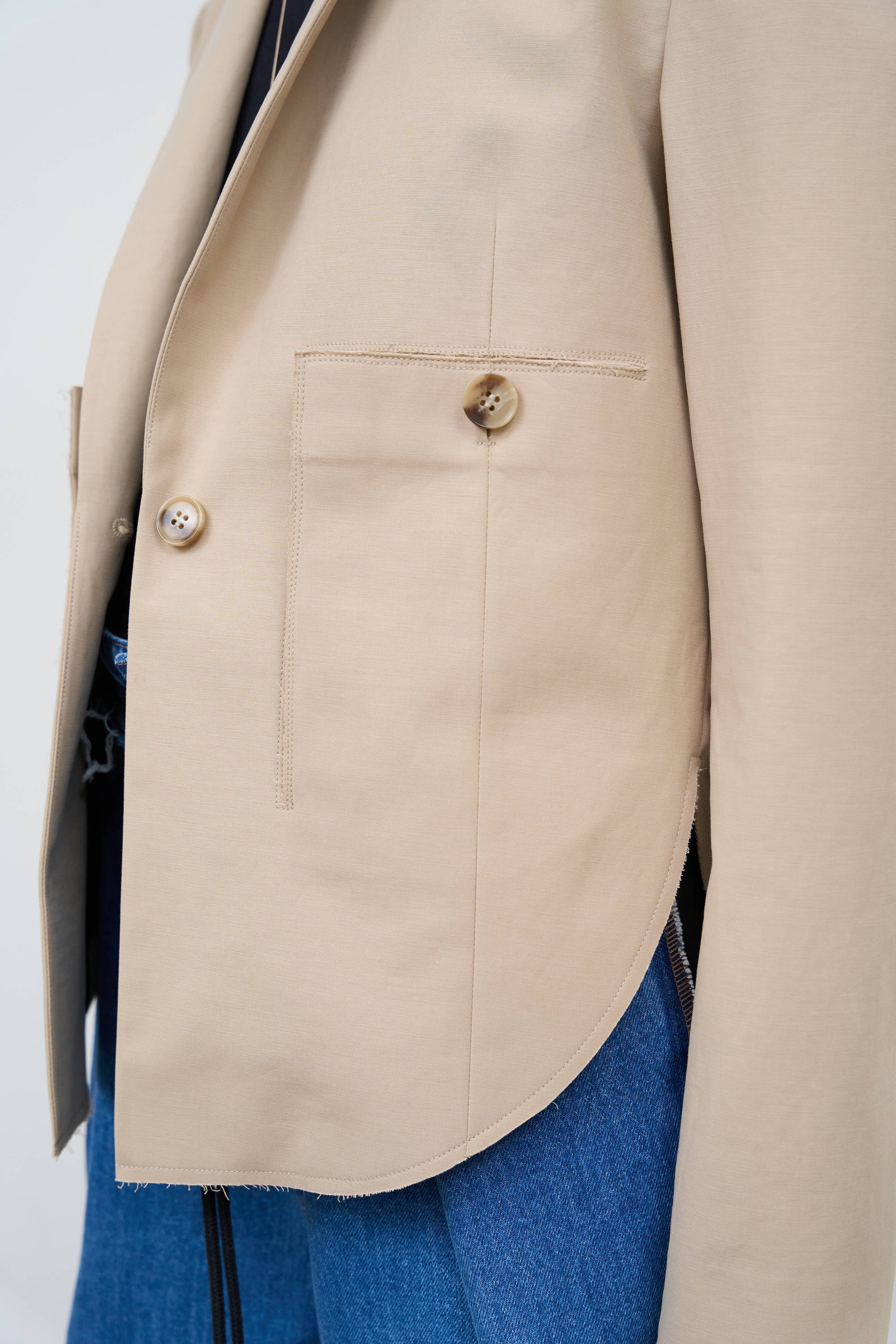 Cropped Cotton Jacket 3