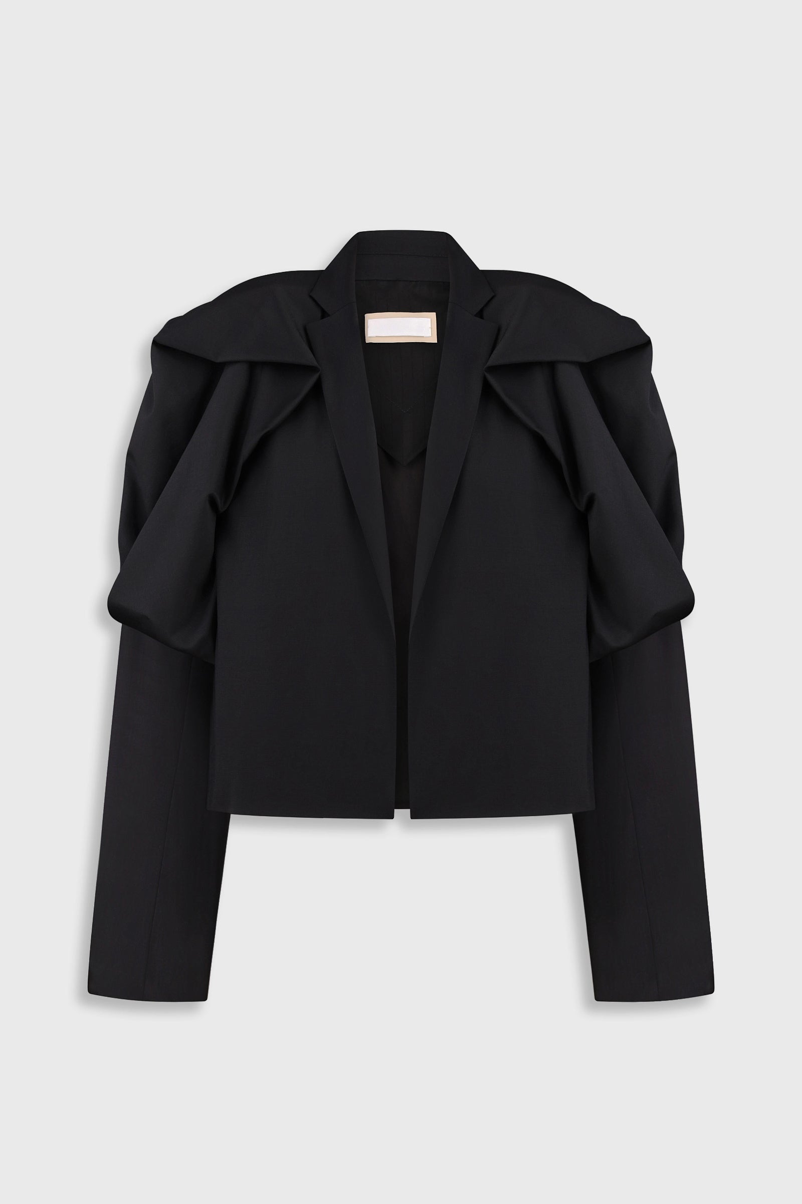 Укорочений жакет із квітковими акцентами