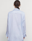 DOUBLE COLLAR POPLIN SHIRT