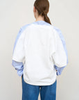 DOUBLE COTTON WHITE LONGSLEEVE