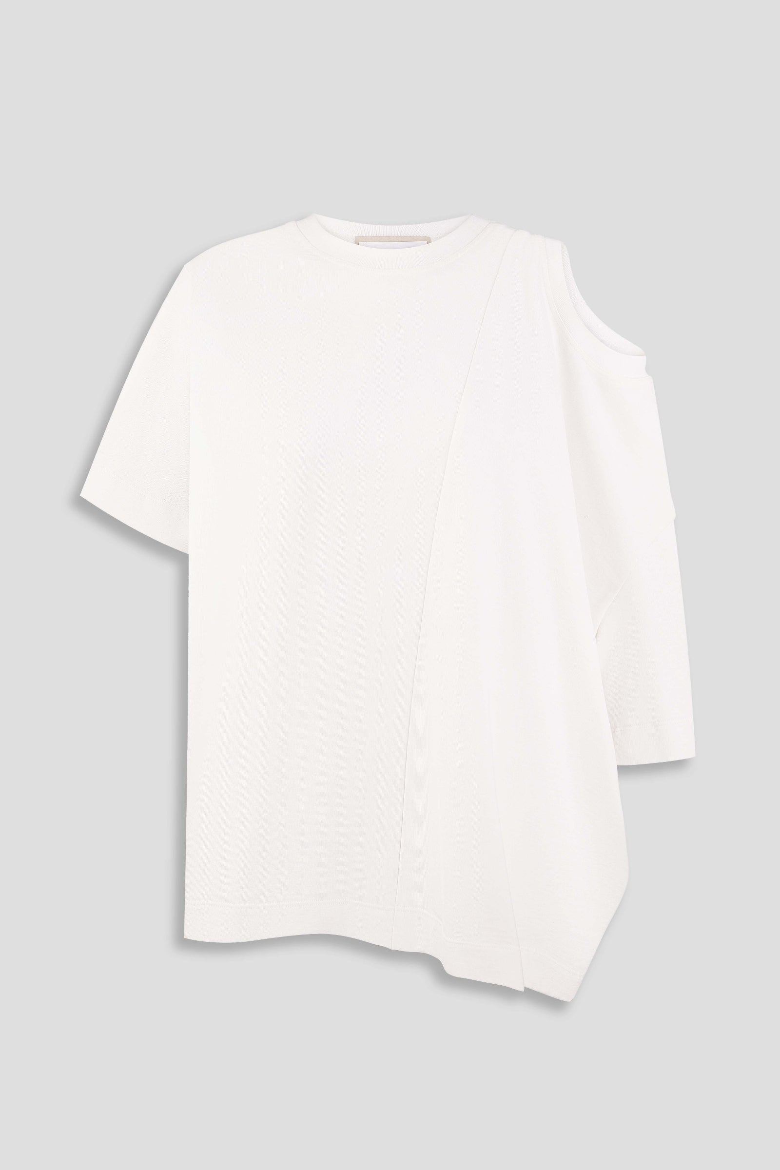 Двостороння футболка з подвійною горловиною