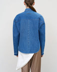 Frayed Denim Shirt 2