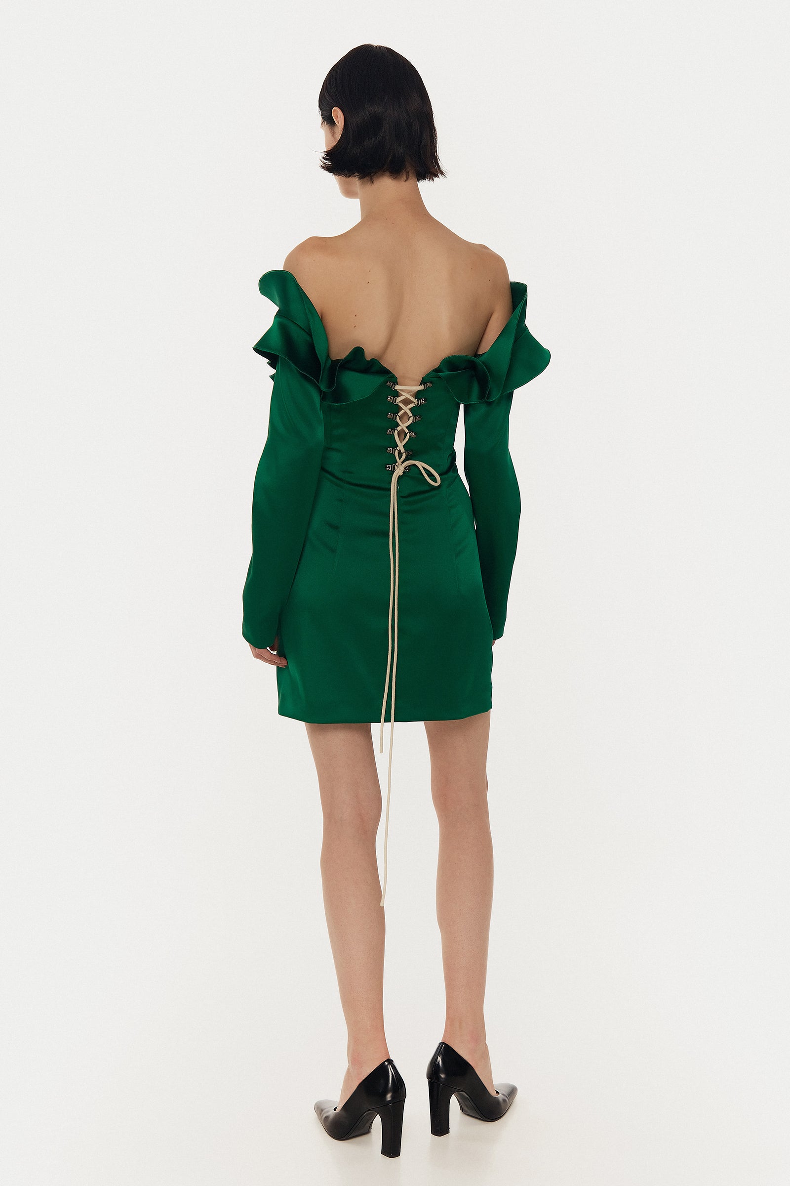 Міні-сукня зеленого кольору