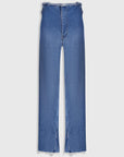 High-Rise Split Hem Jeans