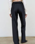 High-Rise Straight Pants 1