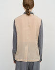 DECONSTRUCTED BOMBER-STYLE CAPE