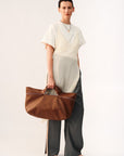 ZIP BAG BROWN