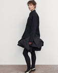 RUFFLED MIDI SKIRT
