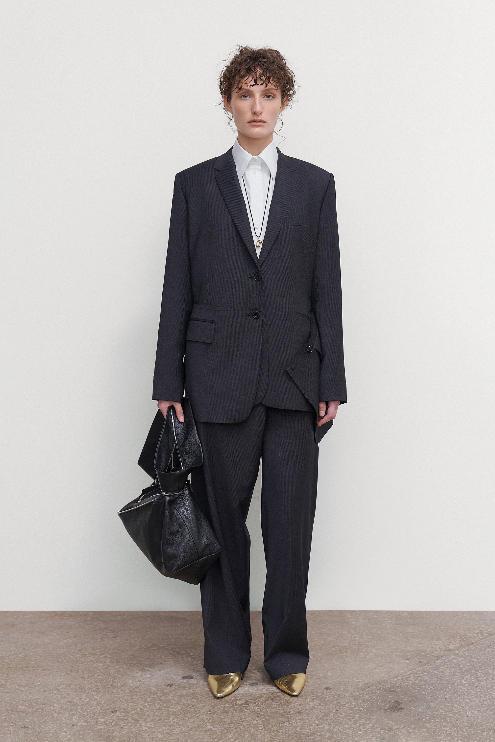TAILORED JACKET WITH BASQUE OVERLAY