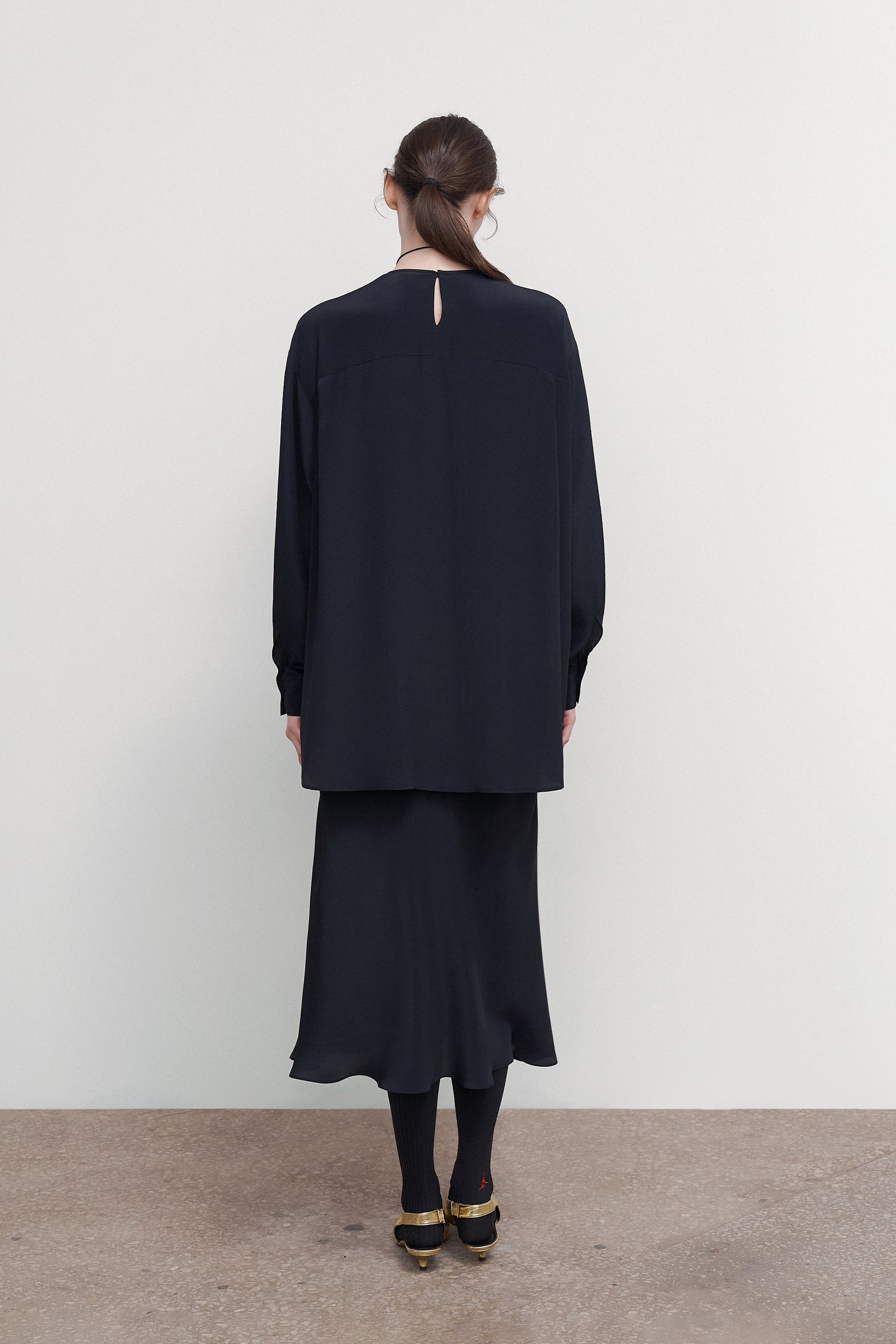 LAYERED SLIP-OVER DRESS