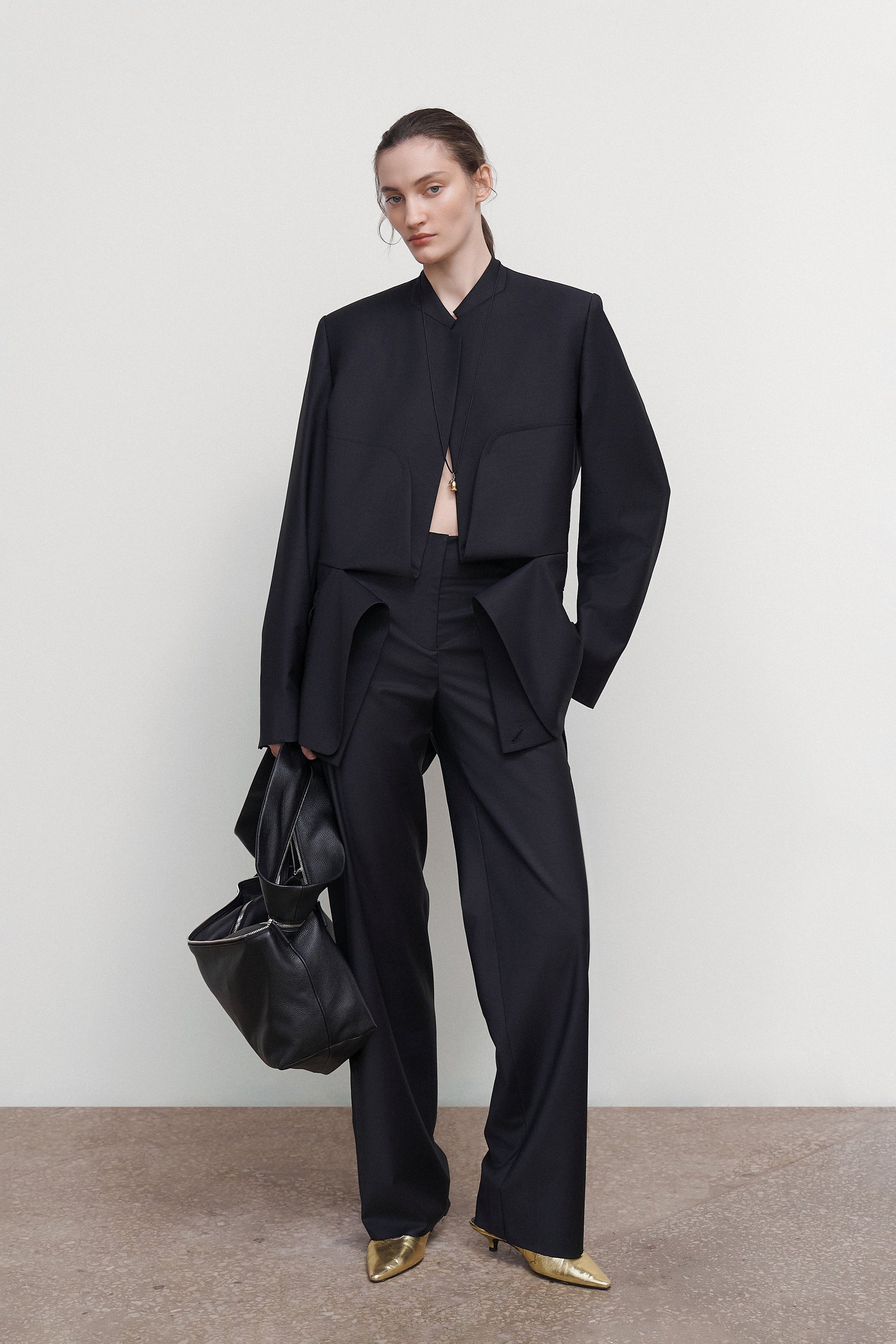 DECONSTRUCTED DOUBLE-LAYER JACKET