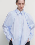 VOLUMINOUS POPLIN SHIRT