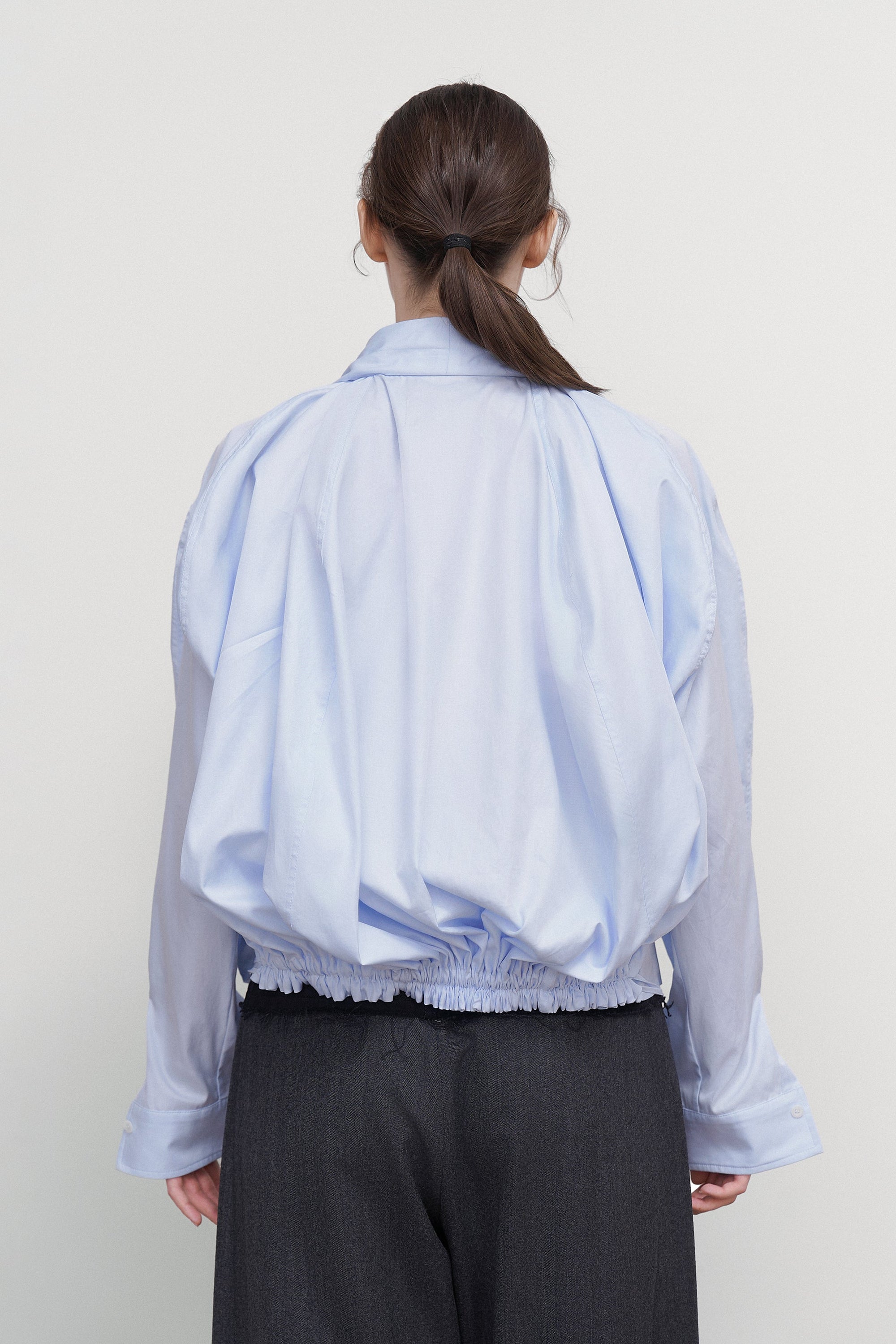 VOLUMINOUS POPLIN SHIRT