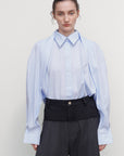 VOLUMINOUS POPLIN SHIRT