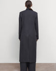 WOOL COAT WITH ANGULAR DETAILING