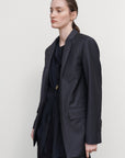 CAMISOLE DRESS WITH TAILORED JACKET OVERLAY