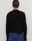 HOODED LAYERED WOOL SWEATER