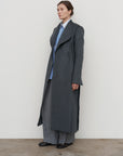 SCULPTED ASYMMETRIC WOOL COAT