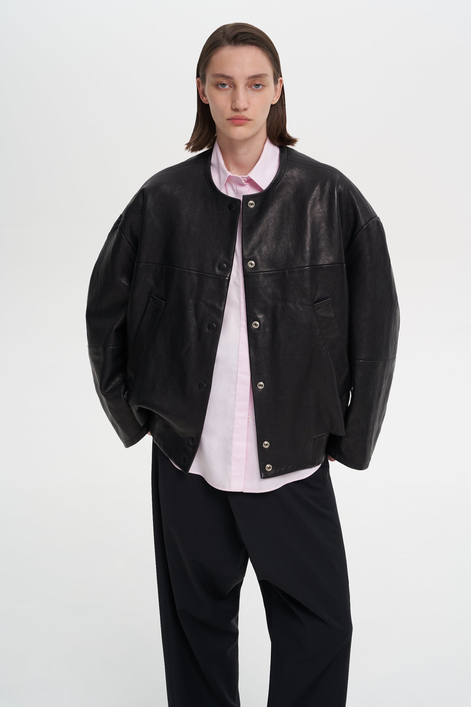 Шкіряна куртка NINETIES