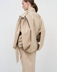Oversized cotton trench coat 1