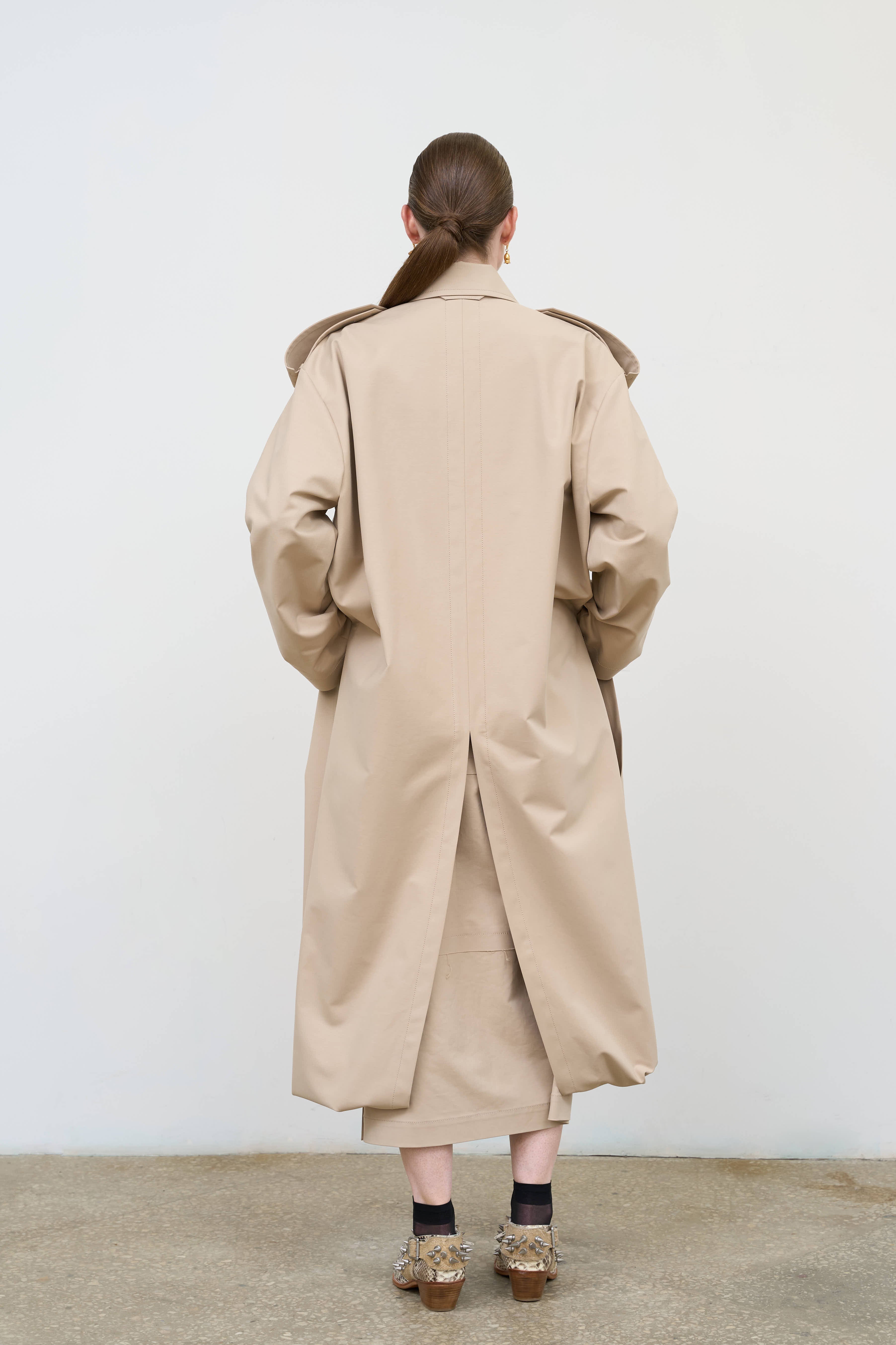 ARGUE　ESSENTIAL WIDE OVER TRENCH COAT argue〇ESSENTIAL WIDE OVER TRENCH COAT 【公式通販】