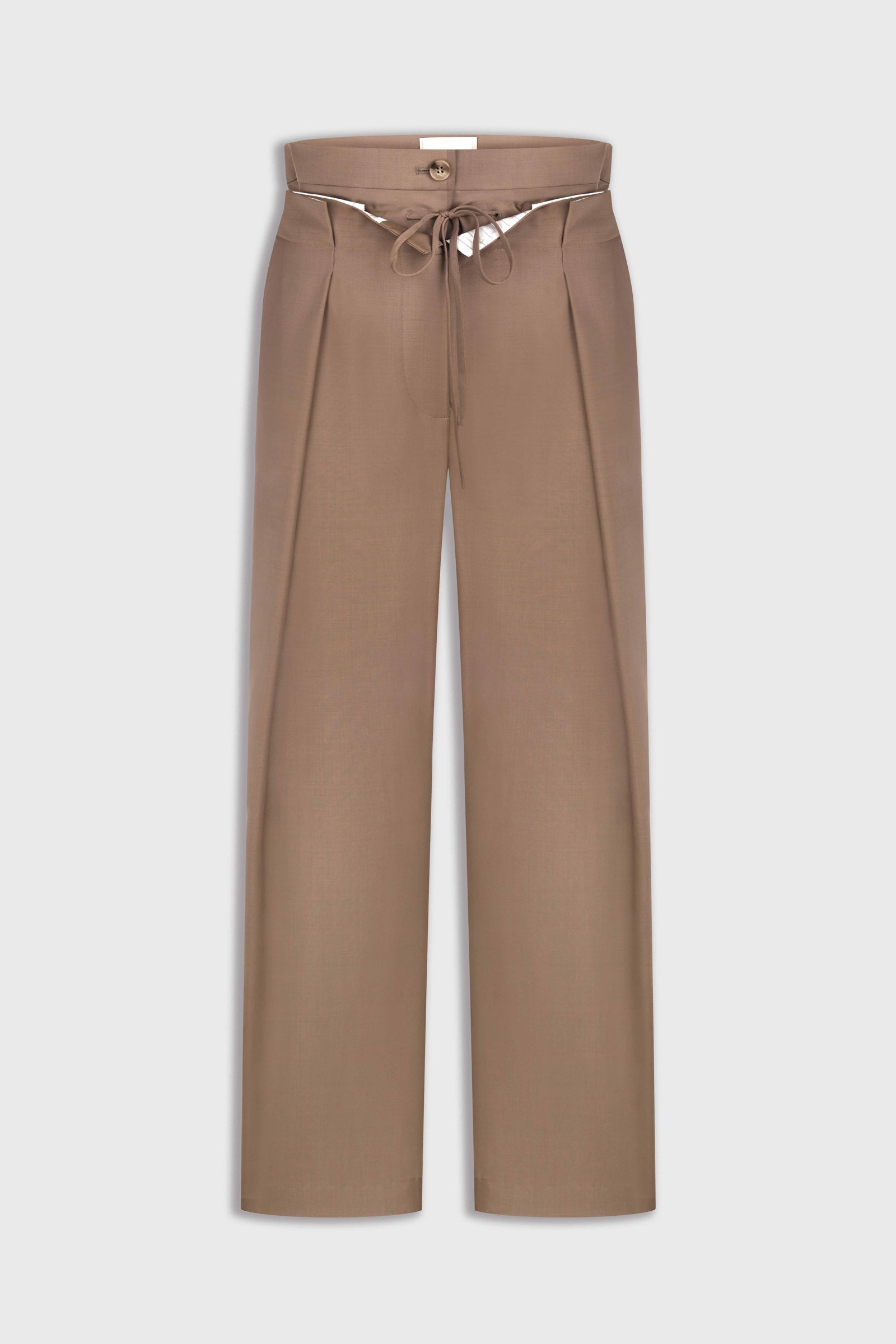LITKOVSKA Pleated Pants with Drawstring