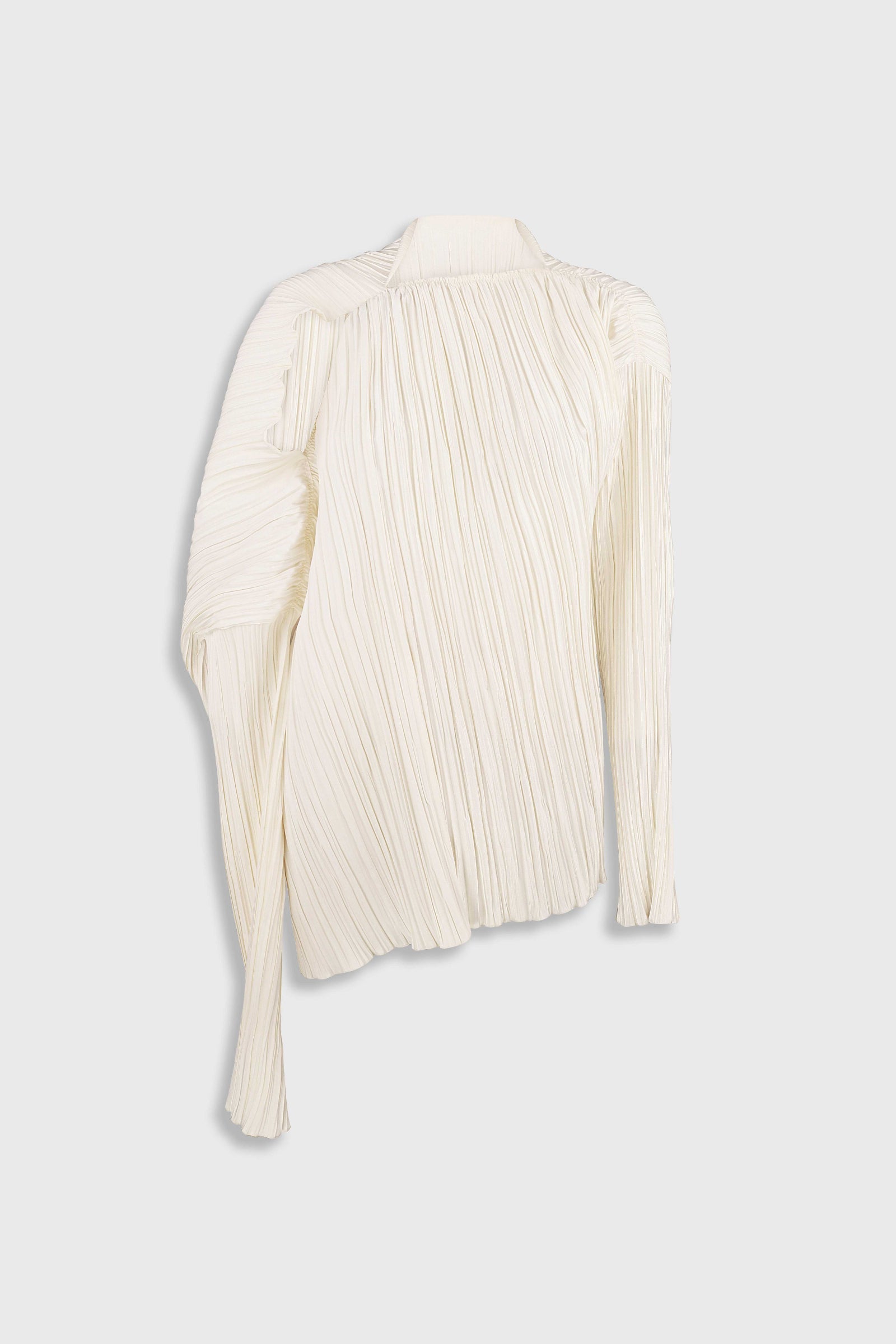 Блуза  плісе і м&#39;якою лінією плеча